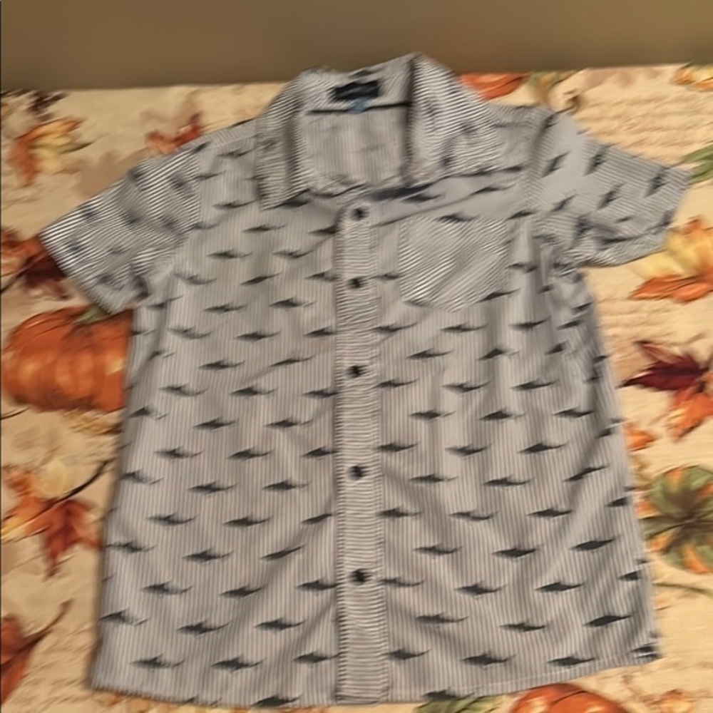 Andy & Evan Blue Casual Button Down Shirt
